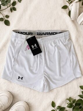 Under Armour Girls Tech Mesh Play Up Shorts Medium